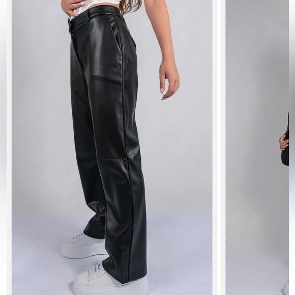 STEVE MADDEN Mercer Vegan Leather Pant - Picture 5 of 8